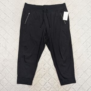 Athleta Pants Womens 22 Black Trekkie North Jogger Light Ripstop Active Casual